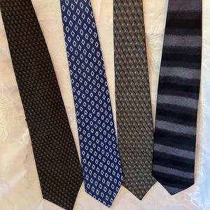Men’s Ties - Lot of 4 various designers